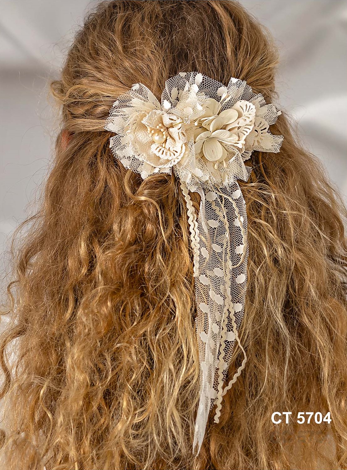 Velo Tocado De Comunion NiÃ±as CT5704 TOCADO COMUNION