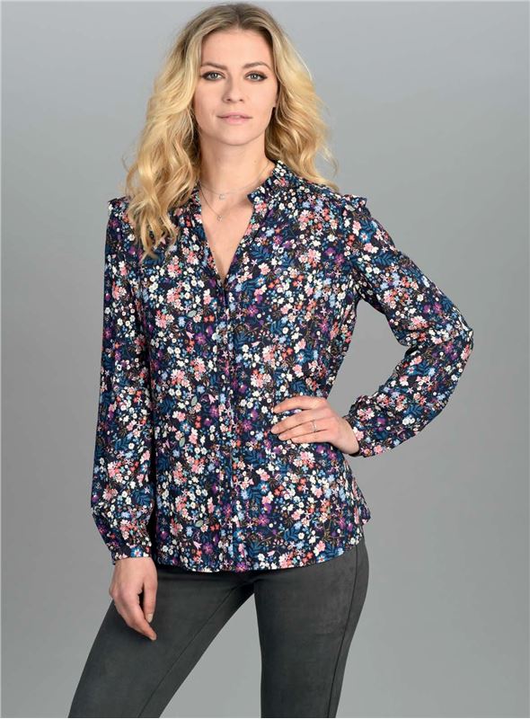 Hombreras Blusas Con Volados 2021 ELMIA BLUSA