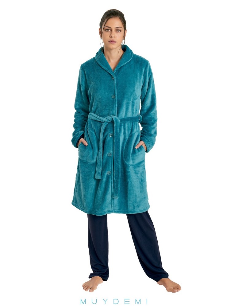Cremallera Batas Lohe Mujer Bata De Terciopelo Mujer Bata Invierno