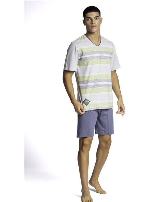 635 PIJAMA ESTAMPADO RAYAS